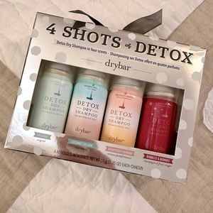 NIB Drybar 4 Shots of Detox Set -Dry Shampoo in 4 Scents 🤩